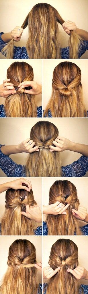 Now you can make a nice shape for each strand and get rid of any errors. Hair Bow Hairstyle Tutorial Step by Step DIY x #hair #hairstyles | Hair styles, Prom hairstyles ...