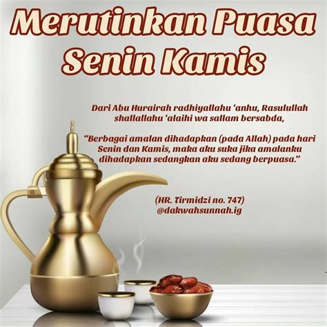 Dengan melaksanakannya maka seseorang dapat terhindar dari berbagai macam godaan syahwat selama ia hidup di dunia yang pada akhirnya akan membuatnya terlepas dari siksa api neraka ketika di akhirat. Niat Buka Puasa Senin Kamis Untuk Hajat - Ramadhan Kareem