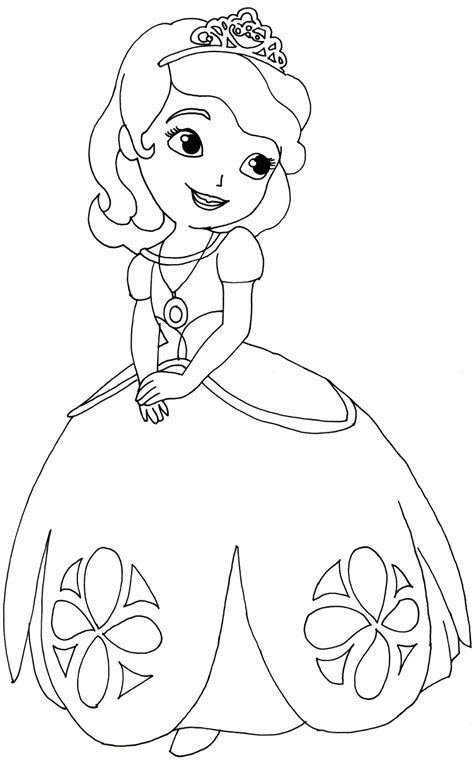 Download or print easily the design of your choice with a single click. Sofia the First Coloring Pages - Fotolip