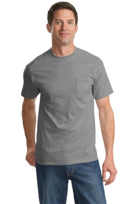 Download Port & Company® PC61P Essential T-Shirt with Pocket - Men ...