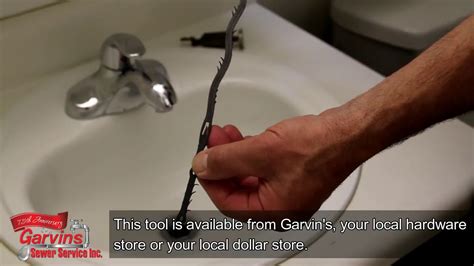 You may need to remove the drain cover using a. Garvin's - How to unclog a slow draining bathroom sink ...