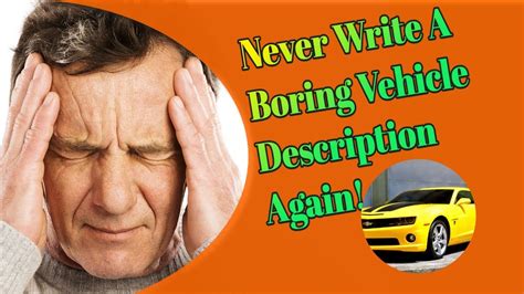 My job is to fight for the dealership and my commission. Car Salesman | How To Write Descriptions that Sell More ...