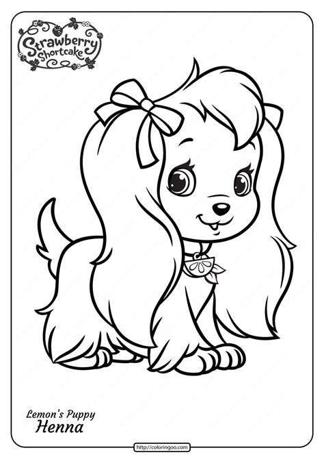 Just like meditation, coloring allows us to switch off our brains from other thoughts and focus only on the moment, helping to alleviate. Free Printable Lemons Puppy Henna Pdf Coloring Page in ...