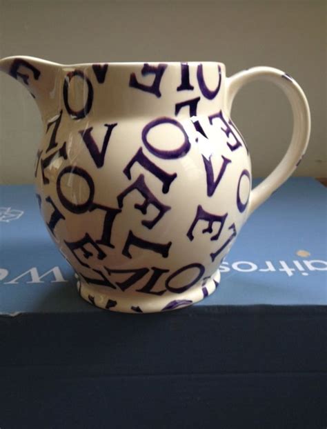 It all began in 1984, when emma was working in london soon after leaving university. Emma Bridgewater LOVE 1.5 Pint Jug | Emma bridgewater ...