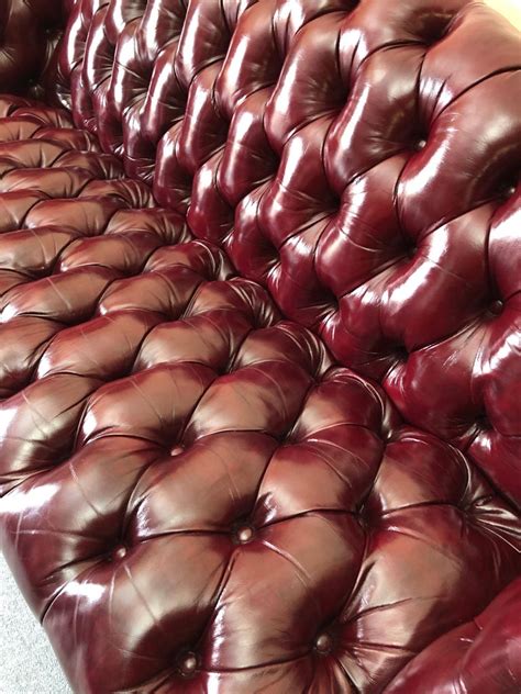 Shop the range of chesterfield sofas here at timeless chesterfields. Super Luxurious Hancock and Moore Maroon Tufted Leather ...