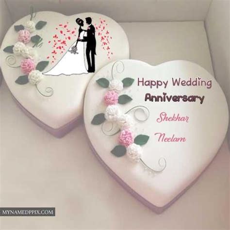 Use our free wedding anniversary cake with name and photo editor online. Wedding Anniversary Cake With Name Photos Edit Images ...