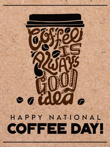 Archive by category coffee with a cop loading view. National Coffee Day Cards 2021, Happy National Coffee Day ...