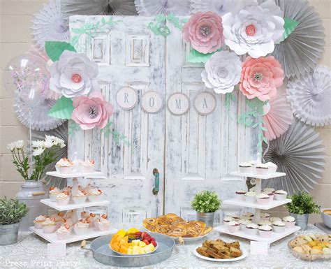 Order drive up · free shipping on $35+ · save with target circle™ Decorate for Baby Showers with DIY Paper Flower Patterns