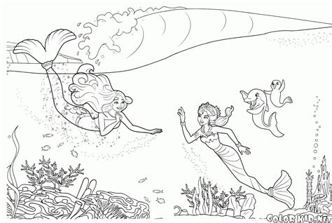 Dora the explorer coloring book for kids youtube video from coloring pages shosh channel. Coloring page - Adventures of the Little Mermaid