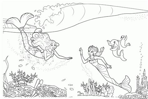 Dora the explorer coloring book for kids youtube video from coloring pages shosh channel. Coloring page - Adventures of the Little Mermaid