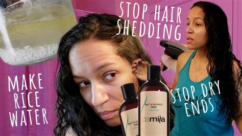 Whatever the root of the problem, the solution all comes down to how to moisturize dry hair. How to Stop Hair Shedding RICE WATER FOR FAST HAIR GROWTH ...