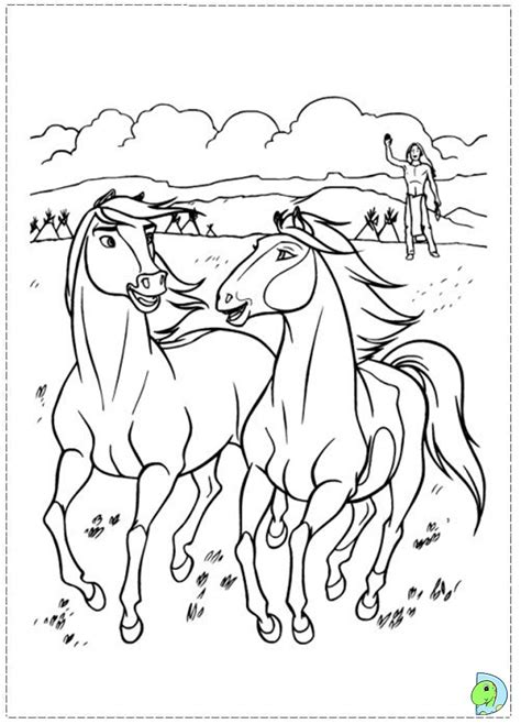 10 high quality spirit riding free clipart black and white in different resolutions. Spirit Coloring page- DinoKids.org