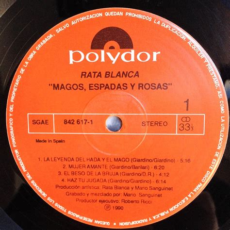 > magos, espadas y rosas. Comunidad del #FFVinilo: Rata Blanca - Magos, espadas y ...