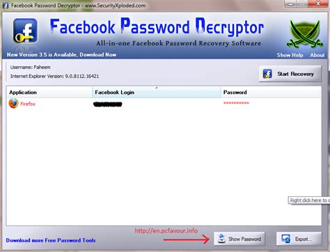 To do this, users just have to click on save report and voila. Facebook Password Decryptor Latest Free Download - GN Ware