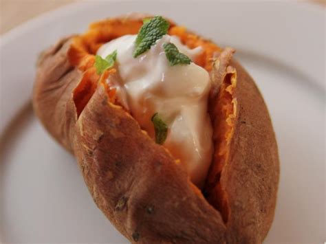 Save for later save ree drummond apple cider roast turkey for later. Baked Sweet Potato with Sour Cream and Mint Recipe | Ree ...