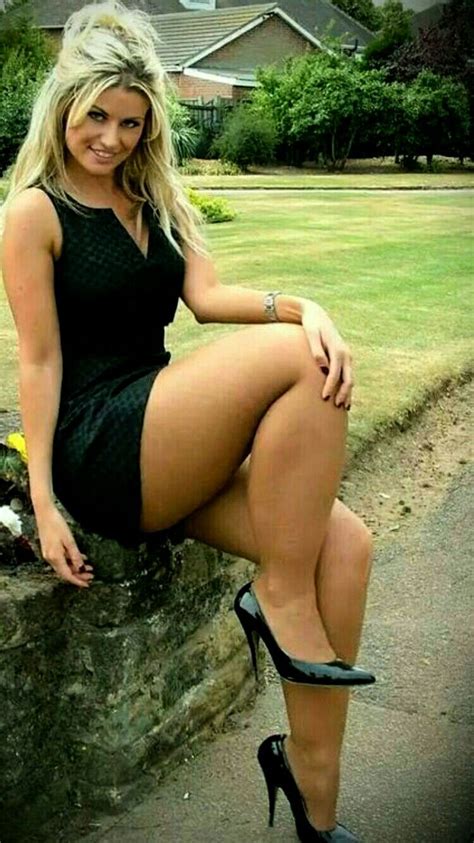 Blonde with thick thighs in stockings facesits a guy. Pin on PLUS SIZE MODELS