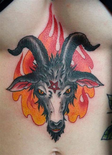 Now, a goat tattoo like this one is going to be the choice of those who have a high pain tolerance! Goat Tattoos Designs, Ideas and Meaning | Tattoos For You