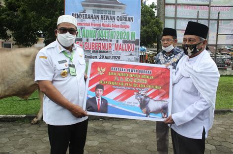 Contoh surat permohonan infaq qurban. Gubernur Serahkan Hewan Qurban di Tulehu dan Al Fatah ...