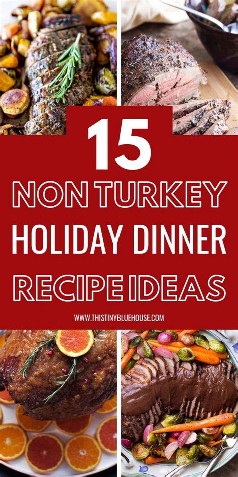 Whether you're looking for a traditional christmas menu or a healthy christmas menu, we have menu ideas galore to get you going! 15 Holiday Alternatives To Turkey | Easy christmas dinner, Holiday dinner, Christmas dinner menu