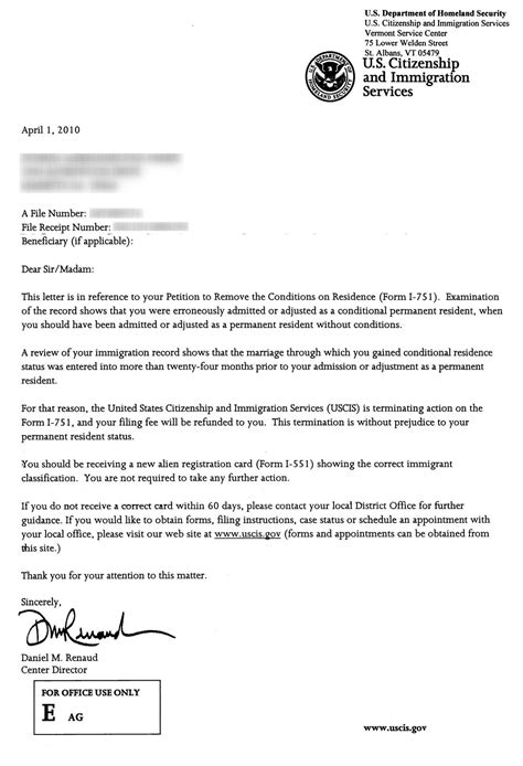 Do not submit this letter without updating it to fit your specific situation. Question about I-751, and a K2 child. - Removing ...