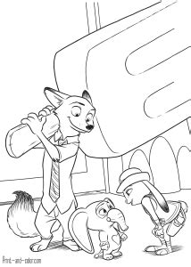 30 zootopia printable coloring pages for kids. Zootopia coloring pages | Print and Color.com