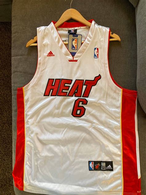 Buy miami heat basketball jerseys and get the best deals at the lowest prices on ebay! Adidas Lebron James Miami Heat Jersey - White | Grailed