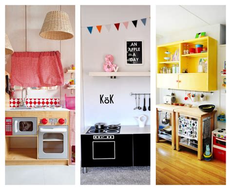 Hora de cocinar perros calientes. 3 Beautiful Handmade Toy Kitchens - Petit & Small