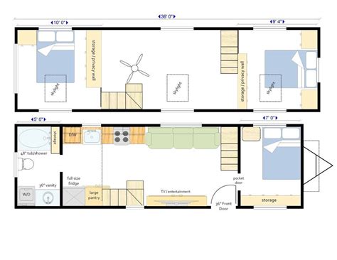 3 bedroom tiny house should work for each of the owner of the room. MitchCraft Tiny Homes | Tiny house layout, Tiny house ...