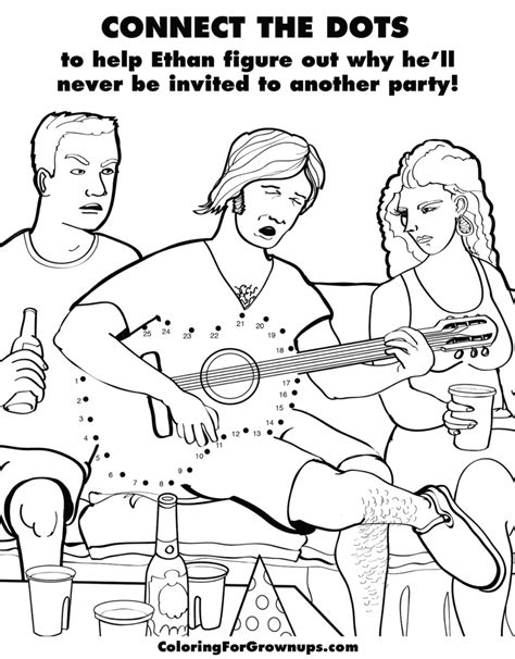 Relaxing portrait coloring page for adults. Florida Satanic Church To Pass Out Children's Coloring ...