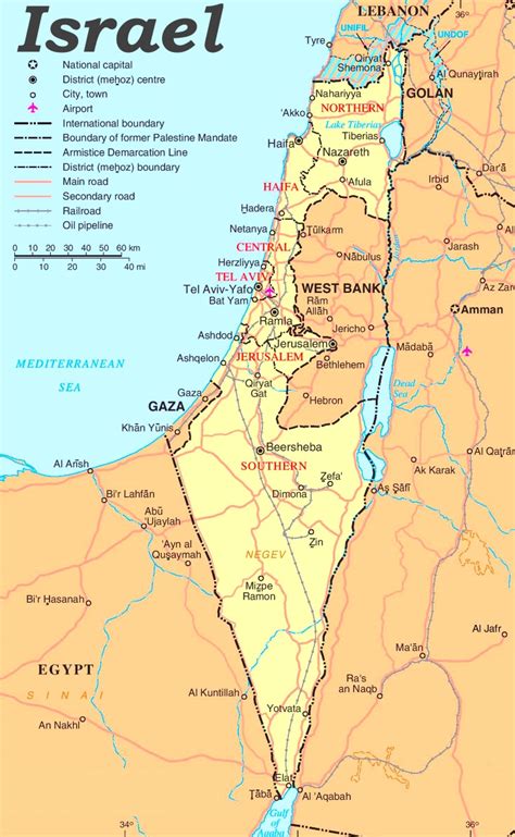 The designations employed and the presentation of material on this map do not imply the expression of any opinion whatsoever on the part of the secretariat of the united nations concerning. Israel politische karte