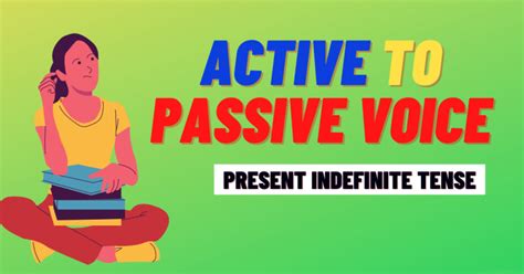 Passive voice is used when the focus is on the action. Changing active to passive voice in Present indefinite tense