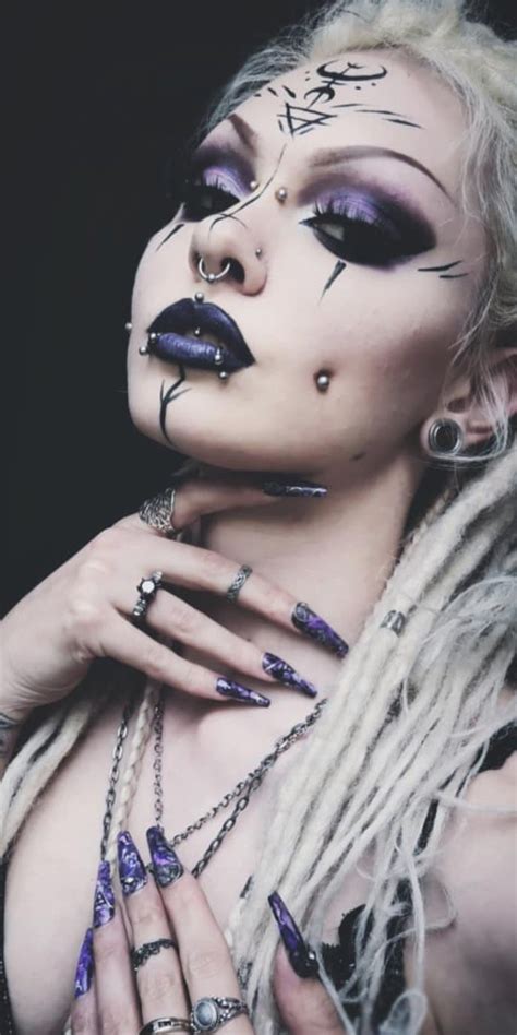 Pin by Amber Price on Halloween make up | Edgy makeup, Pagan makeup ...