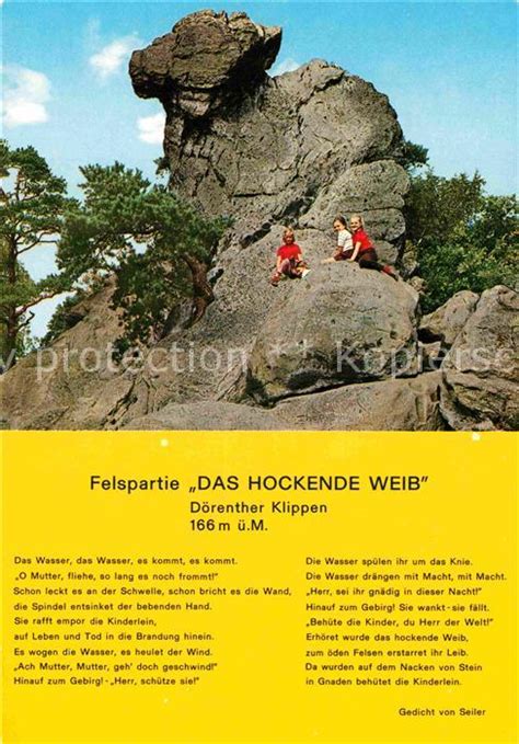 Klippen umgebung kindheit wald landschaft deutschland bilder reiseposter journey. AK / Ansichtskarte Ibbenbueren Das hockende Weib Kat ...