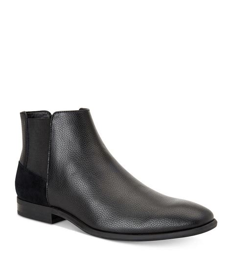 Browse our cheap men's chelsea boots to upgrade your wardrobe for less. Lyst - Calvin Klein Men's Larry Leather And Suede Chelsea ...