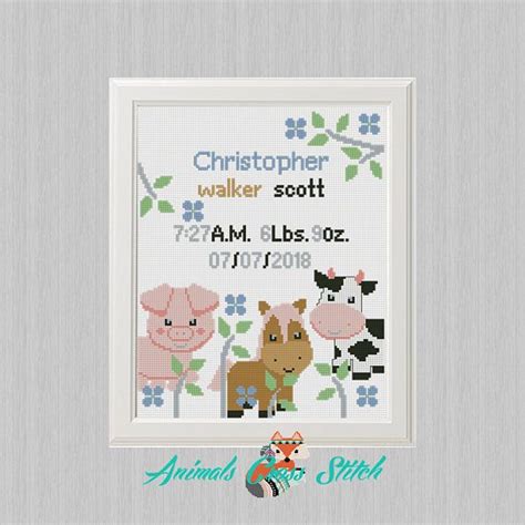 We did not find results for: Baby cross stitch pattern pdf birth sampler birth ...