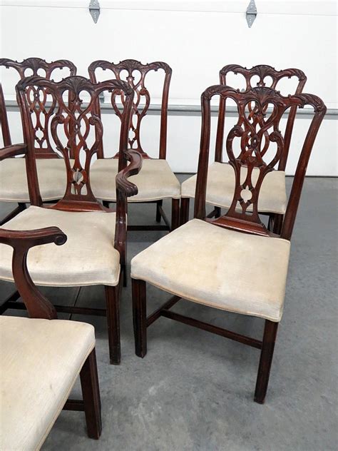 What are the shipping options for dining chairs? Set of 8 Georgian Style Dining Room Chairs For Sale at 1stdibs