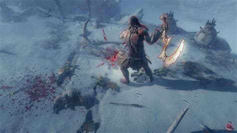 If we leave the body of the enemy on the altar (or his blood), then the gods give us items, powers or bonuses during the passage. Vikings : Wolves of Midgard annoncé sur PS4 - JVFrance