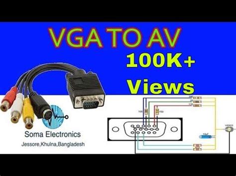 Of vga to av converter net weight: Pin on av to vga