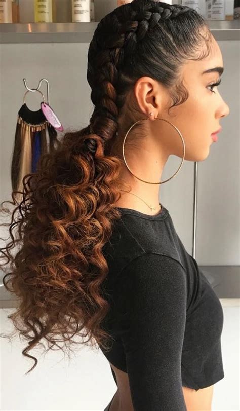 Do you struggle with braiding your own hair? Pin by Randi Nelson on Hair ideas | Curly girl hairstyles ...