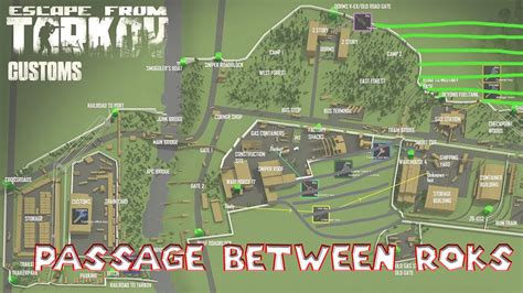 Here you will find maps and tools for the game. Passage Between Rocks - Escape From Tarkov - Exit Custom ...