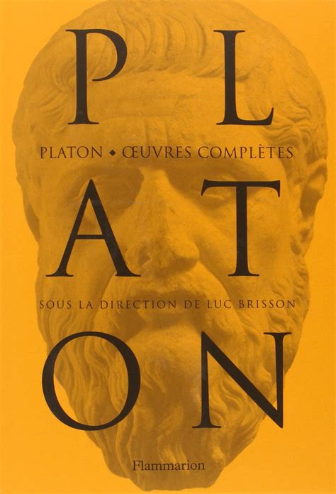 Ses écrits portent sur toutes sortes de sujets différents. Platon : Oeuvres complètes - Abidjan Bazar