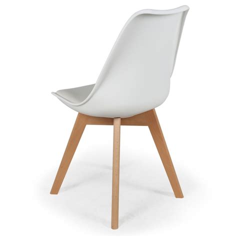 Meuble tv scandinave bois et blanc. Lot de 2 chaises design scandinave Ericka Blanc pas cher ...