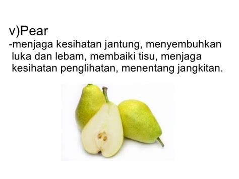 Dari sekian banyak buah yang ada, ternyata beberapa di antaranya. Kebaikan buah buahan(Ma Siow Mei D20102042189)