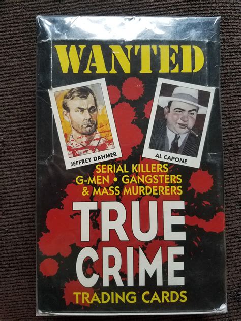 It was either the buyer or the seller. True Crime Trading Cards 1992. Anyone else still have these? Are they still banned? : TrueCrime