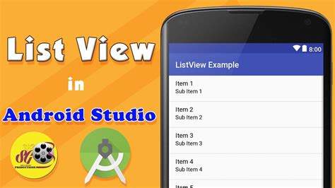 Also find details about array adapter and base adapter/custom adapter. Android List View in Android Studio || Android App ...