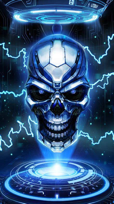 Want to make your own live wallpapers? New cool skull live wallpaper! | Skull wallpaper, Skull ...