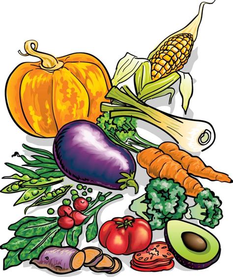 Should you eat more purple vegetables? Fruits And Vegetables Clipart - Cliparts.co