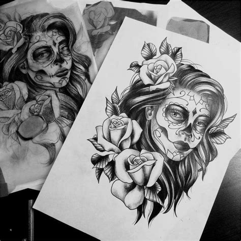 Maybe you would like to learn more about one of these? Mexikanische Tattoos Vorlagen Erstaunlich La Catrina Tattoo Bedeutung Was Steht Hinter Dem Trend ...