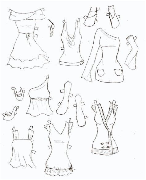 Finish the body by drawing the limbs using the joints to guide you. Miss Missy Paper Dolls: Lucy Clothes 9