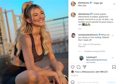 Given all these facts i won't say that he is. Diletta Leotta fa scintille sui social e tra i commenti ...